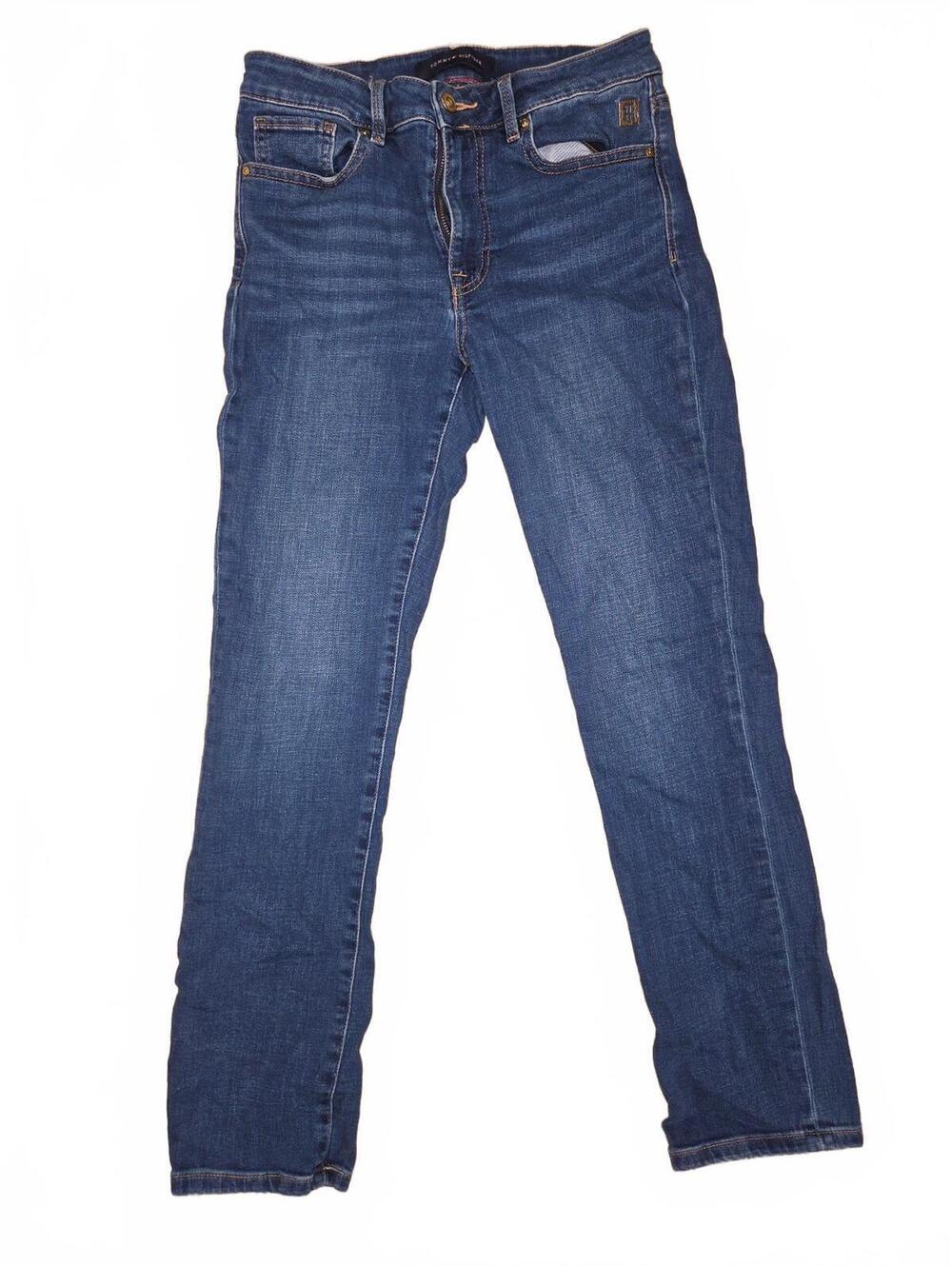 Tommy Hilfiger Tribeca Straight Dark Wash Denim Jeans Womens Size 6